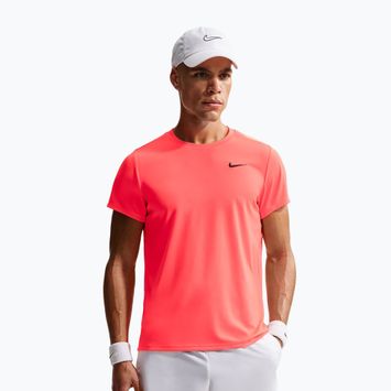 Koszulka tenisowa męska Nike Court Dri-Fit Victory hot lava/black