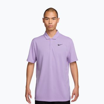 Koszulka tenisowa męska Nike Court Dri-Fit Polo Solid violet mist/black