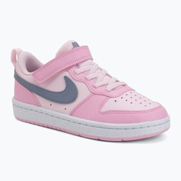 Buty dziecięce Nike Court Borough Low Recraft pink foam/pink rise/white/ashen slate