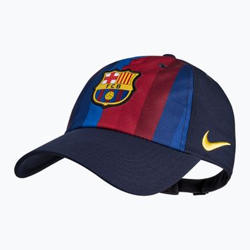 Czapka z daszkiem dziecięca Nike FC Barcelona Club Poly blackened blue