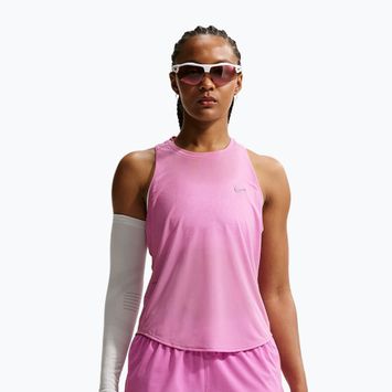 Koszulka do biegania damska Nike Swift Breathe Dri-Fit light magenta/photon dust