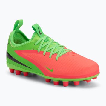 Buty piłkarskie dziecięce Nike Jr. Phantom 6 Academy Erling Haaland AG hot punch/green strike/black