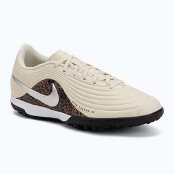 Buty piłkarskie męskie Nike United Tiempo Maestro Academy TF fossil/burgundy crush/metallic silver