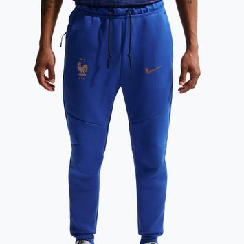 Spodnie piłkarskie męskie Nike FFF Tech Fleece Joggers game royal/metallic copper