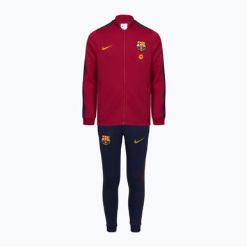 Dres piłkarski dziecięcy Nike FC Barcelona Strike Dri-Fit Soccer Knit noble red/blackened blue