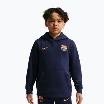 Bluza dziecięca Nike FC Barcelona Club blackened blue/mineral yellow
