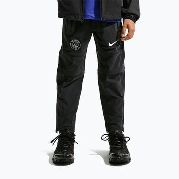 Spodnie piłkarskie dziecięce Nike Paris Saint-Germain Tech Tech Woven black/white