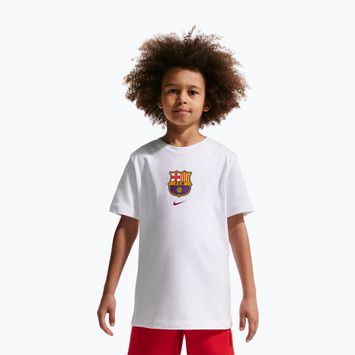 Koszulka dziecięca Nike FC Barcelona Soccer white