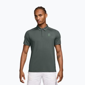 Koszulka polo męska Nike Court Dri-Fit Advantage camo green/cucumber calm
