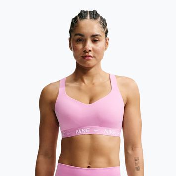 Biustonosz treningowy Nike Indy High Support pink rise