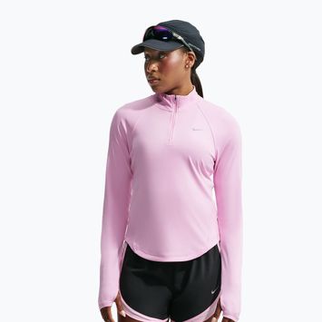 Bluza do biegania damska Nike Tempo Dri-Fit 1/4 Zip pink rise