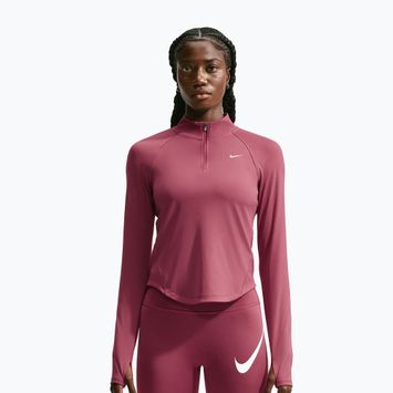 Bluza do biegania damska Nike Tempo Dri-Fit 1/4 Zip pink smoke