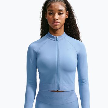 Bluza treningowa damska Nike Pro Seamless work blue
