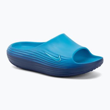 Klapki męskie Nike ReactX Rejuven8 light current blue/light current blue