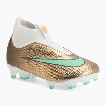 Buty piłkarskie dziecięce Nike Jr. Mercurial Superfly 11 Academy "Kylian Mbappé" MG metallic gold/green glow