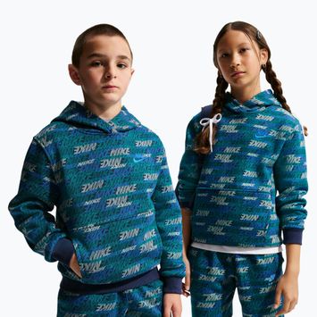 Bluza dziecięca Nike Sportswear Club Fleece bright spruce/midnight navy/game royal