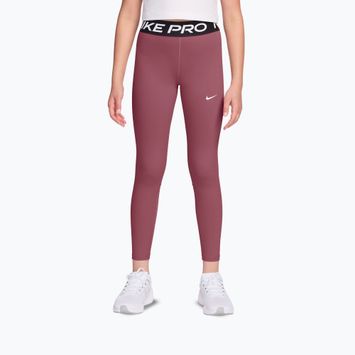 Legginsy dziecięce Nike Pro pink smoke/white