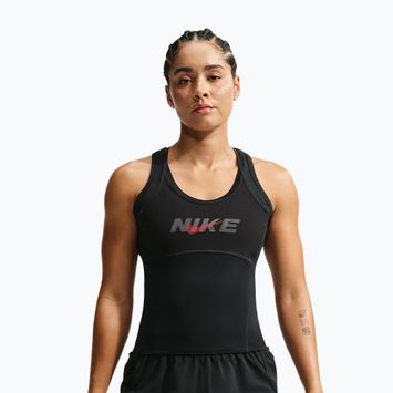 Koszulka treningowa damska Nike One black/black/university red/white