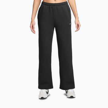 Spodnie damskie Nike Studio Fleece total black/sail