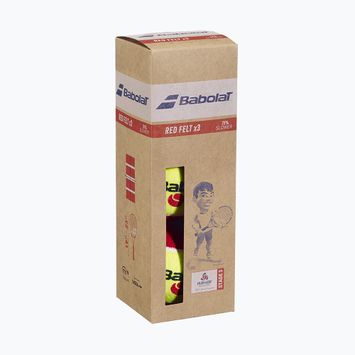 Piłki do tenisa dziecięce Babolat Red Felt 3 szt. yellow