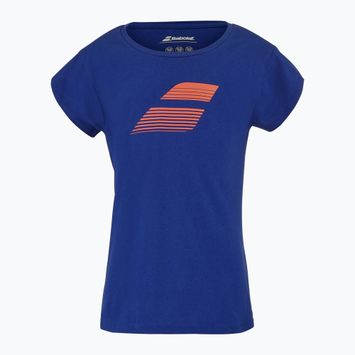 Koszulka dziecięca Babolat Exercise Cotton Jr sodalite blue