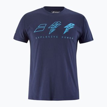Koszulka męska Babolat Drive Cotton drive heritage blue