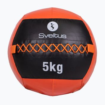 Piłka lekarska Sveltus Wall Ball 5 kg black/red