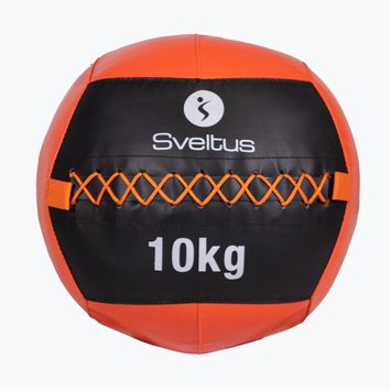 Piłka lekarska Sveltus Wall Ball 10 kg black/red