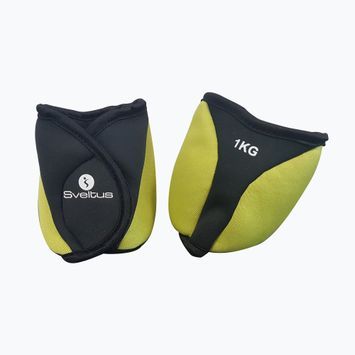 Obciążniki na kostki Sveltus 2 x 1 kg yellow/black