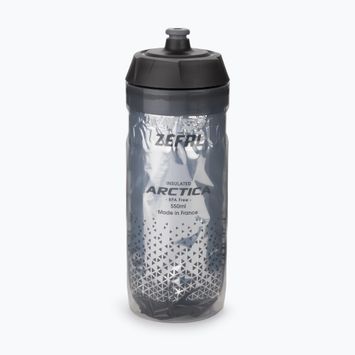 Bidon rowerowy termiczny Zefal Arctica 550 ml silver/black