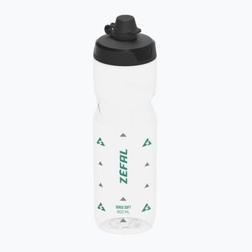 Bidon rowerowy Zefal Sense Soft 80 No-Mud 800 ml translucent