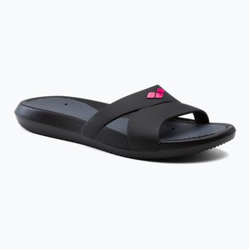 Klapki damskie arena Nina black/dark grey/black