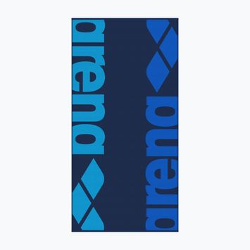 Ręcznik arena Logotype Velour navy multi