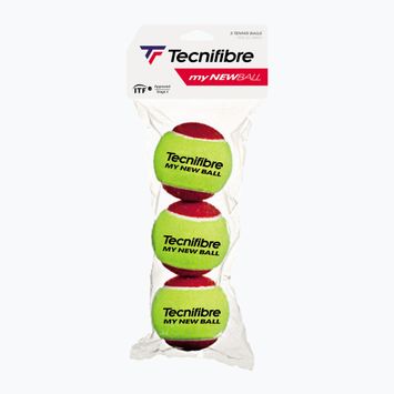 Piłki tenisowe dziecięce Tecnifibre My New Ball 3 szt. red