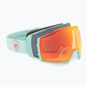 Gogle narciarskie damskie Rossignol Magne'lens W blue/silver mirror/orange
