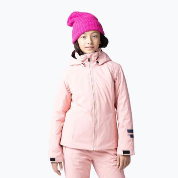 Kurtka narciarska dziecięca Rossignol Girl Fonction cooper pink
