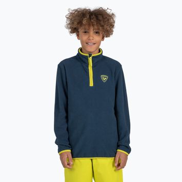 Bluza polarowa  dziecięca Rossignol Jr Strawpile Fleece Fz dark navy