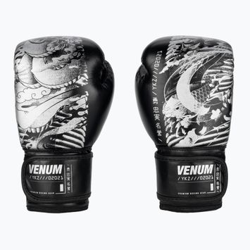 Rękawice bokserskie dziecięce Venum YKZ21 Boxing black/white