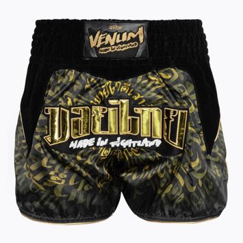 Spodenki treningowe Venum Attack Muay Thai black/gold