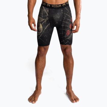 Spodenki treningowe męskie Venum Santa Muerte 5.0 Men’S Vale Tudo Shorts deep black/gold