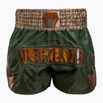 Spodenki treningowe męskie Venum Inferno Muay Thai khaki/bronze