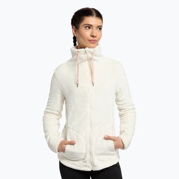 Bluza snowboardowa damska ROXY Tundra Fleece biała ERJFT04556