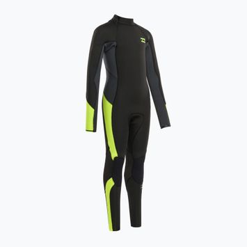 Pianka do pływania dziecięca Billabong 4/3 mm Absolute Back Zip stealth