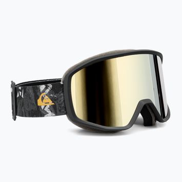 Gogle snowboardowe Quiksilver Harper jagged peak black/gold
