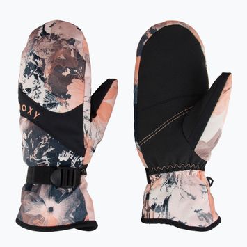 Rękawice snowboardowe damskie ROXY Jetty Mitt peach pink dreamy picture