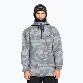 Bluza snowboardowa męska Quiksilver Shredder Hoodie puzzle camo ice flow