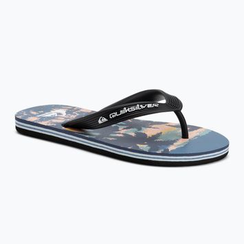 Japonki dziecięce Quiksilver Molokai Art 25 Youth fiery coronet blue tropicamo