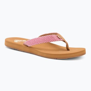 Japonki damskie ROXY Porto Raffia II raspberry