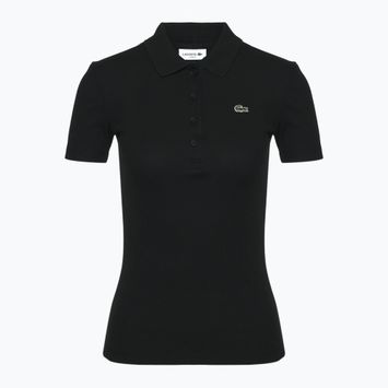 Koszulka polo damska Lacoste DF5377 black