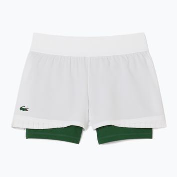 Spodenki tenisowe damskie Lacoste GF8598 white/green